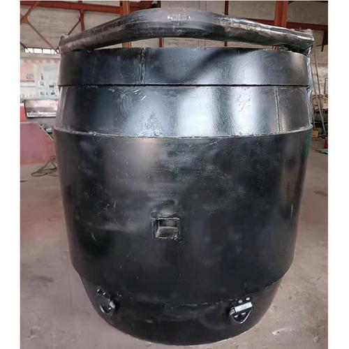 鸿业1.5m&sup3;矿用底卸式吊桶 提升吊罐 1立方/3立方 铸铁 方便摘卸